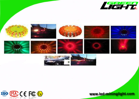 دیسک پلاستیکی اضطراری چراغ هشدار LED USB قابل شارژ 3 LED جاده شعله ور شدن ترافیک