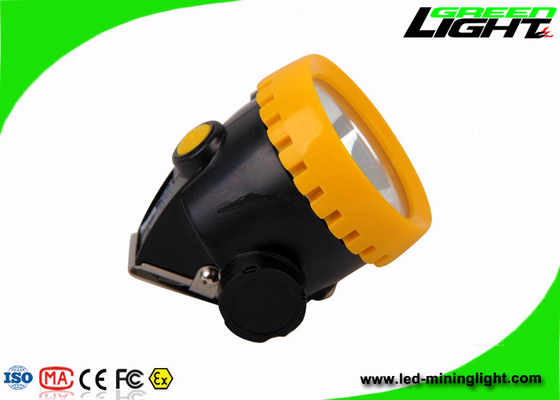 درپوش ایمنی معدن چراغ جلو LED شارژی IP67 با باتری یون یونی 2.2Ah