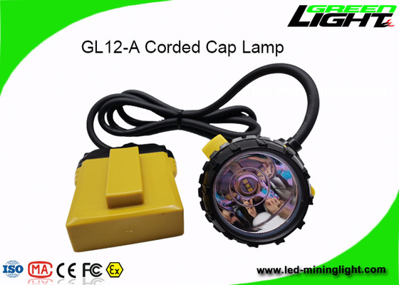 عملکرد بالا LED Miners Cap Lamp 25000lux روشنایی 1200 چرخه باتری