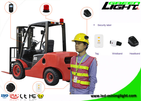 چراغ درپوش ایمنی UWB ABS LED Miners Cap Safety