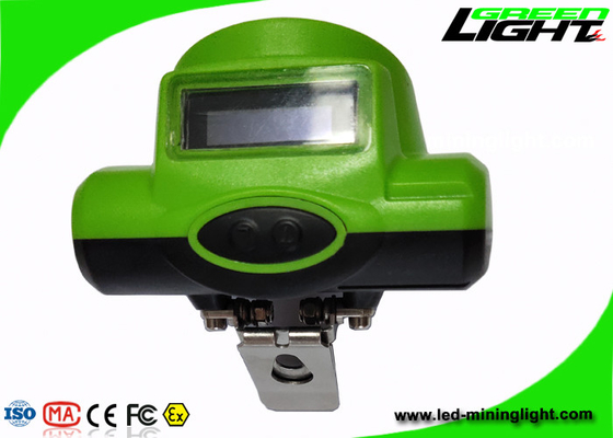 صفحه نمایش OLED PC Waterproof IP68 Led Miners Cap Lamp