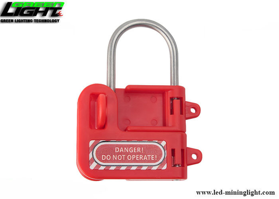 شماره S430 Safety Lock Hasp Lockout با دسته پلاستیکی قرمز ، پاک شدن فک 1 اینچ (25 میلی متر)