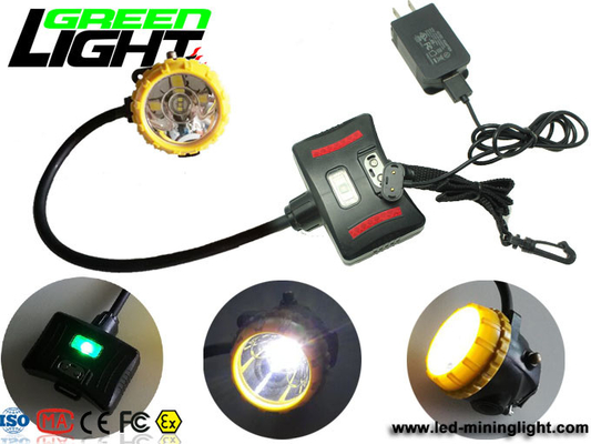 چراغ درپوش معدنچی نیمه سیم دار IP68 208lum 15000lux