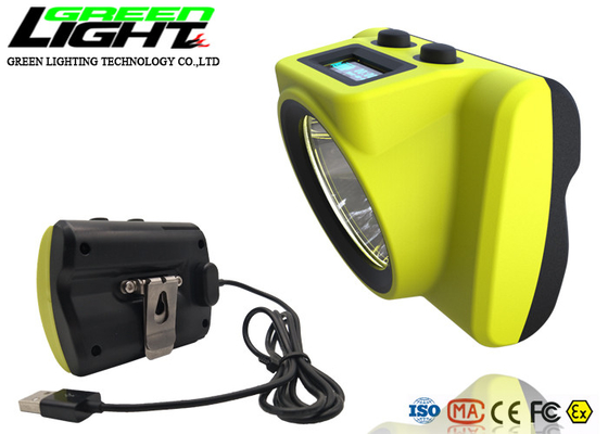 چراغ ضد آب IPX8 18000lux 385LUM 6800mAh Miners Cap