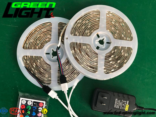چراغ های نوار قابل انعطاف LED 12W IP65 RGB SMD5050