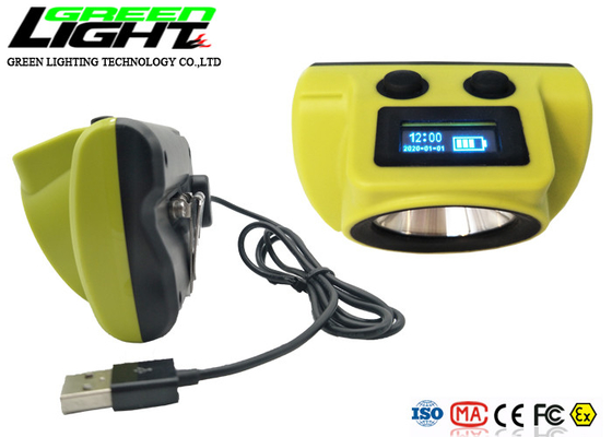 تمیز لنز 6800mAh 385LUM 20000LUX چراغ هد معدنچی