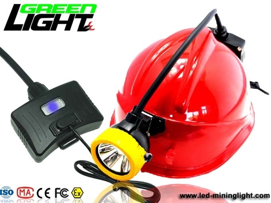 چراغ های درپوش معدنی Semi Corded 1.3W 10000 Lux 5.2Ah IP68