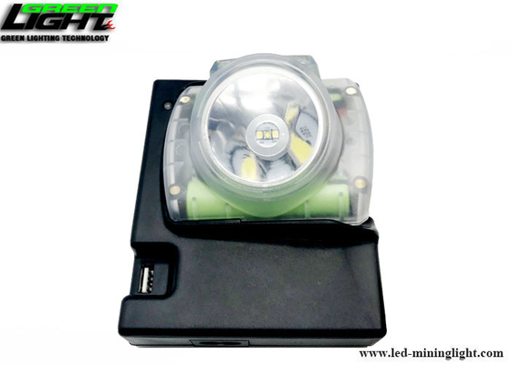 1W 13000Lux ضد آب IP68 6.8Ah چراغ درپوش معدنچی LED