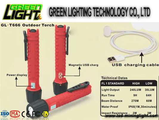 مشعل های ضد انفجار PC IP68 1300lum 25000lux 10W