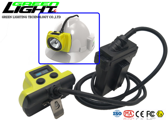 چراغ درپوش IP68 530lum 16000lux LED Miners Cap 13600mAh