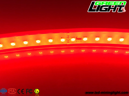چراغ های معدنی قابل انعطاف LED سیلیکون IP68 12W / M RGB SMD5050