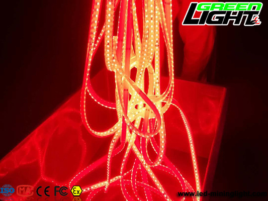 چراغ های معدنی قابل انعطاف LED سیلیکون IP68 12W / M RGB SMD5050