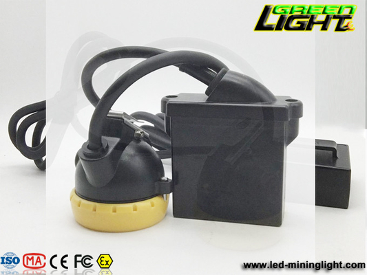 چراغ کلاه سخت معدن IP68 450mA 12000lux 1200 چرخه