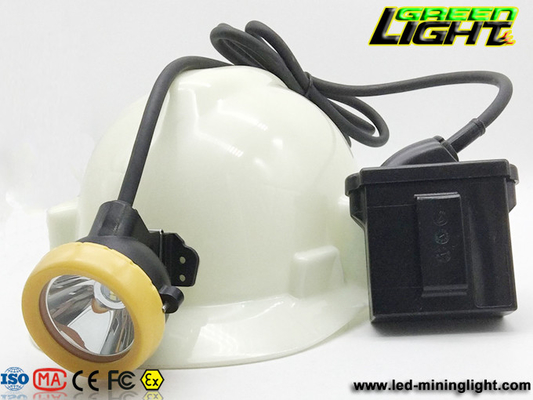چراغ کلاه سخت معدن IP68 450mA 12000lux 1200 چرخه