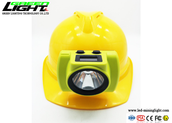 PC ABS IP68 16hrs 18000lux LED Miners Cap Lamp E27 Base