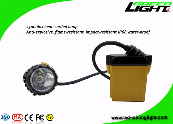 1200 چرخه 3W 240Lum 450mA چراغ های استخراج ذغال سنگ 10.4Ah