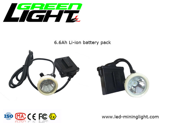 300mA 6.6Ah 10000lux قابل شارژ LED چراغ جلو P67 ضد آب