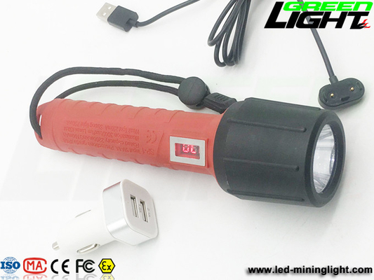 شارژر USB 3000lux 750mA قابل شارژ چراغ مشعل 10W IP68