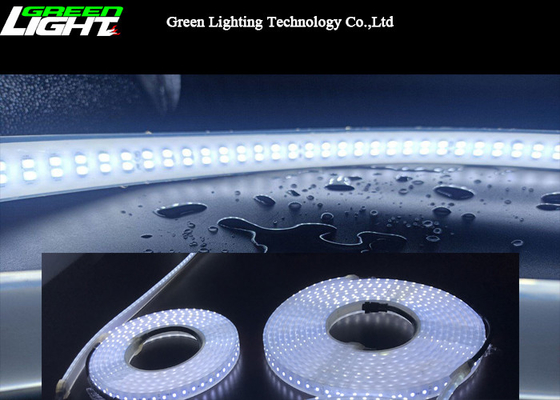 دو ردیف 6500k SMD5050 LED چراغ نوار سیلیکونی 12W / M
