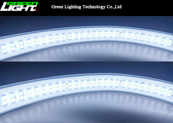 دو ردیف 6500k SMD5050 LED چراغ نوار سیلیکونی 12W / M