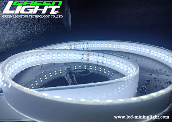 چراغهای نوار نئون LED SMD2835 AC110V دو ردیف سیلیکونی رنگ سفید