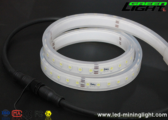 33W SMD5050 چراغهای نواری LED در فضای باز 6500 کلوین برای روشنایی تونل