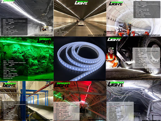 چراغ های نوار LED انعطاف پذیر سیلیکون 2000LUX SMD5050 16W / M برای تونل
