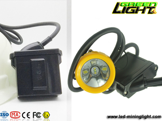 چراغ های جلو قابل شارژ LED 1.7 وات 450mA 216Lum Underground Mining Cap Lamps