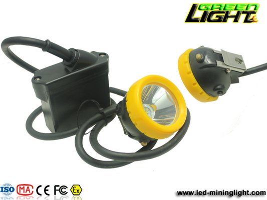 چراغ های جلو قابل شارژ LED 1.7 وات 450mA 216Lum Underground Mining Cap Lamps