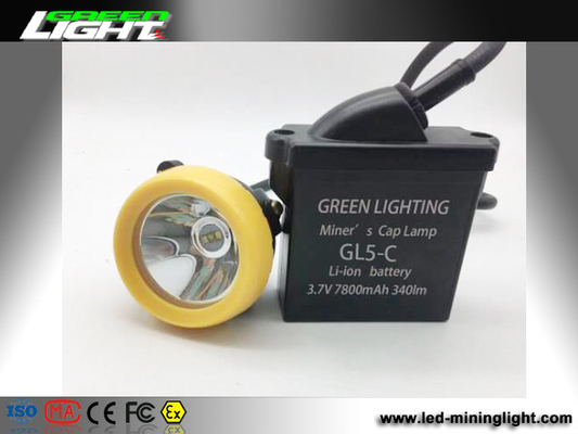 چراغ های معدن ذغال قابل شارژ 18000lux 6.6Ah 350mA برای استخراج