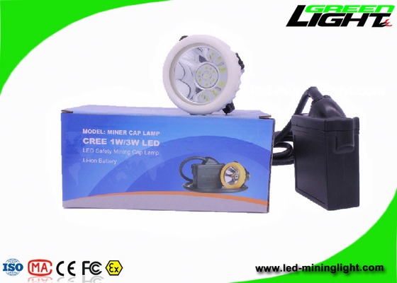 216lum 450mA LED Miners Head Lamp 3.7V چراغ های معدن قابل حمل LED KL5LM