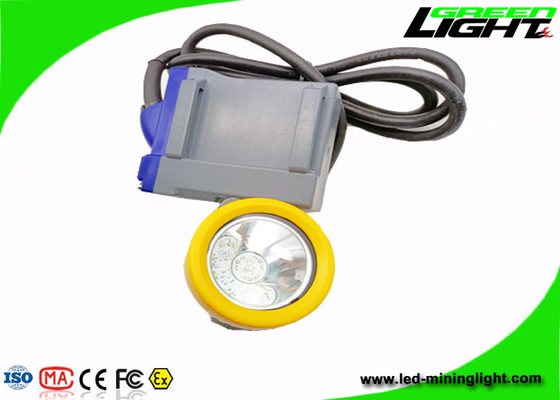 15000lux 1.67W Led Mining Headlamp 6.6Ah IP68 مقاوم در برابر انفجار