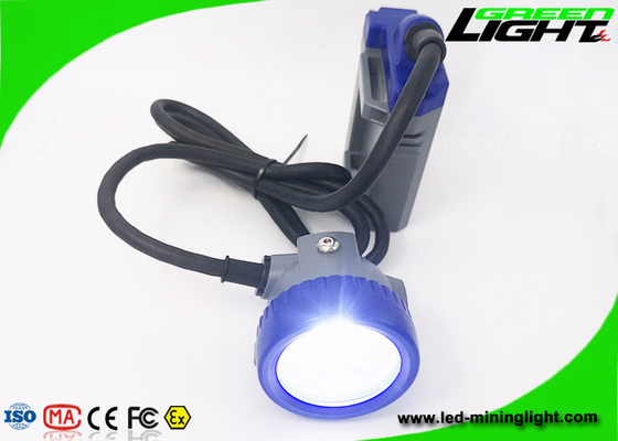 IP68 1.11W 10000lux Corded Mining Cap Lamp 6.6Ah قابل شارژ
