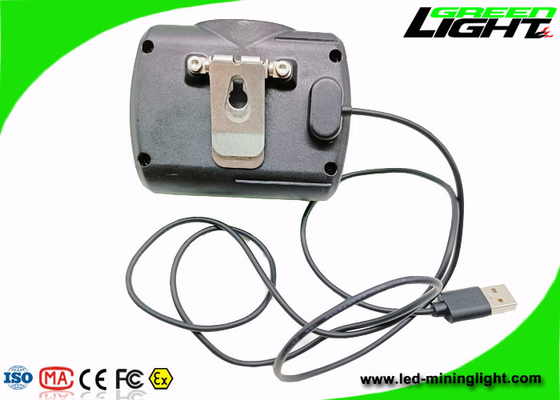 4.2W 13000lux LED Miners Cap Headlamp باتری قابل شارژ 348lum