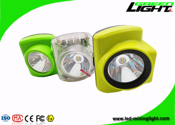 مقاومت در برابر انفجار چراغ های جلوی کلاه ایمنی OLED Screen Miners 4.2W 348lum
