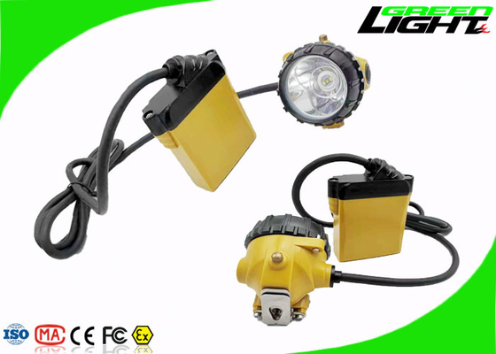 چراغ های قابل حمل معدن قابل حمل 3W CREE 25000lux 390lum با باتری 10400mAh