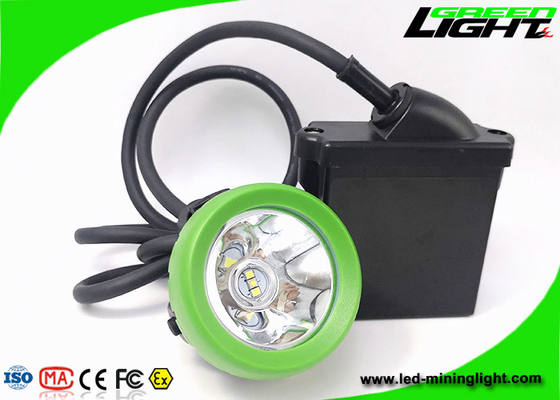 1.67W 10000lux LED Mining Hat Lamp 6.6Ah ماینرهای قابل شارژ نور