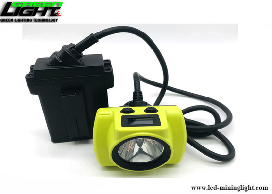 چراغ جلو 6800mA 25000lux ایمنی معدن ضد آب IP68 ذغال سنگ معدن چراغ جلو