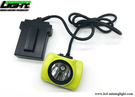 چراغ جلو 6800mA 25000lux ایمنی معدن ضد آب IP68 ذغال سنگ معدن چراغ جلو