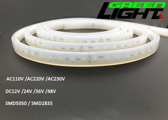 24V 2362lum SMD2835 چراغ ضد آب نوار چراغ 230VAC برای معادن زیرزمینی