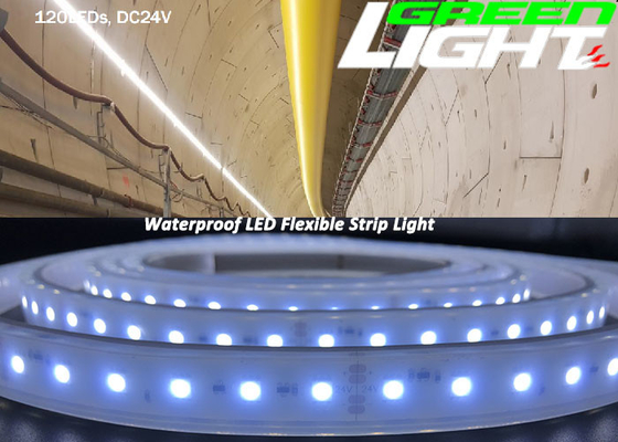 SMD5050 30W Double Row Led Strip Light DC36V 2230lum برای تونل