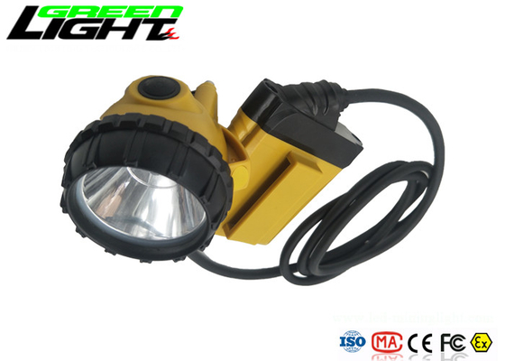 چراغ های سرپوش دار LED 10.4Ah 25000lux 800mA 3W برای معدن زغال سنگ