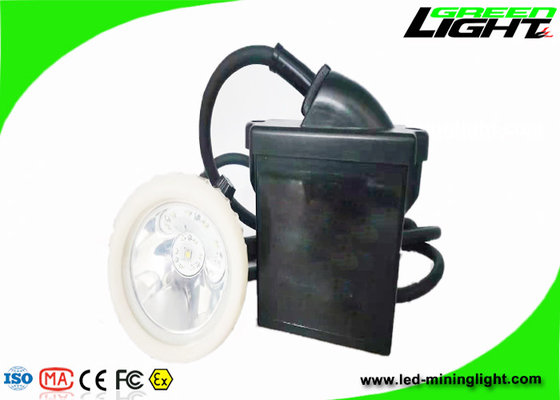 6.6Ah LED ماینرز درپوش لامپ سیمی ضد انفجار 10000lux قابل شارژ لیتیوم یون IP67 ضد آب