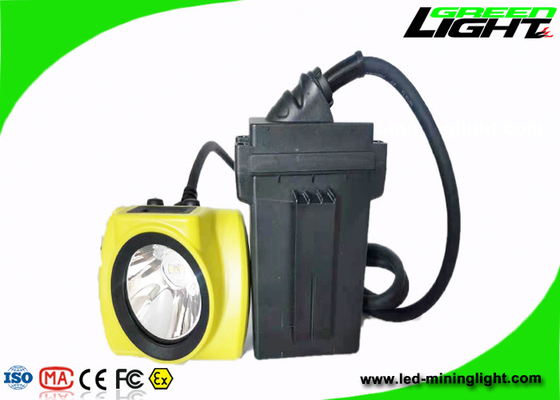 چراغ‌های کلاه سخت ماینینگ با سیم طولانی مدت 18 ساعت 25000 لوکس IP68 ضد آب 530lum 13.6Ah قابل شارژ بهترین چراغ پیشانی ماینینگ