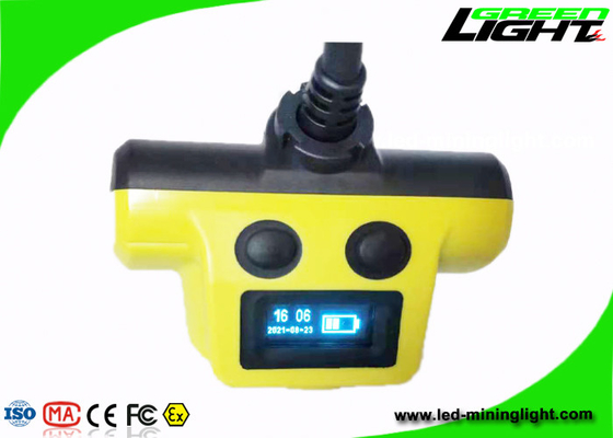 چراغ‌های کلاه سخت ماینینگ با سیم طولانی مدت 18 ساعت 25000 لوکس IP68 ضد آب 530lum 13.6Ah قابل شارژ بهترین چراغ پیشانی ماینینگ
