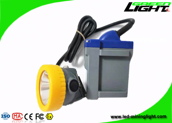 چراغ کلاه ماینر LED Cree Miners 15000Lux 6.6Ah قابل شارژ 216lum برای زیرزمین