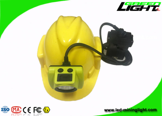 چراغ های معدن زغال سنگ 13.6Ah باتری پاناسونیک USB 25000Lux 530lum IP68 ضد آب درپوش ماینر