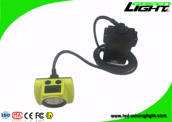 چراغ های معدن زغال سنگ 13.6Ah باتری پاناسونیک USB 25000Lux 530lum IP68 ضد آب درپوش ماینر