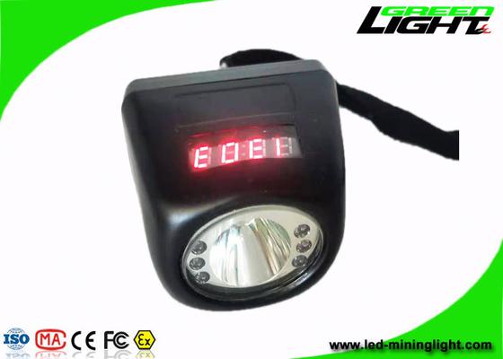چراغ جلوی صفحه نمایش دیجیتال قابل شارژ ضد آب 221lum 8000Lux Coal Miners