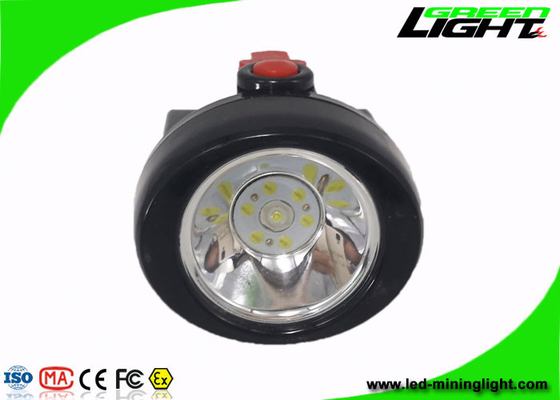 2.8Ah شارژی قابل حمل چراغ معدنی LED 4000Lux معدنچی زغال سنگ Headlamp Cree LED 15 ساعت زمان کار